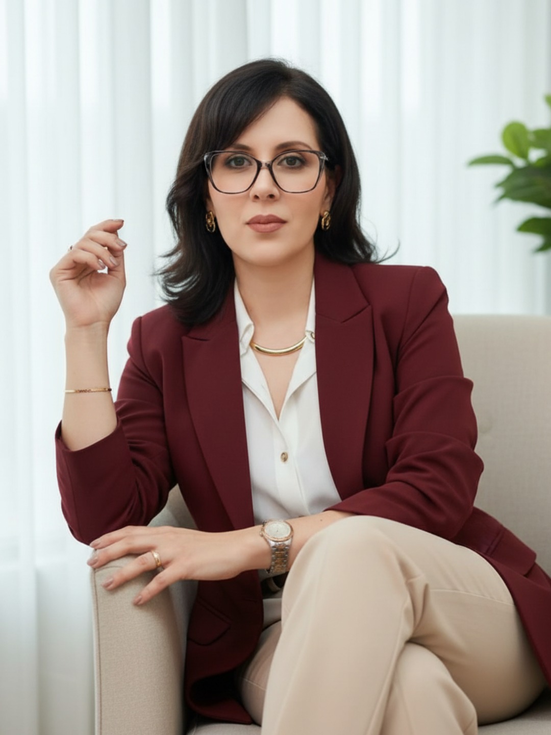 Mulher confiante e feliz representando o resultado do Método MEF